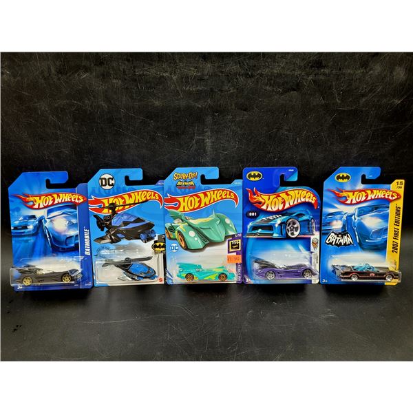 5 Sealed Batman Hot Wheels