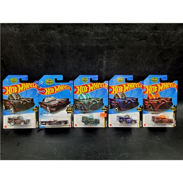 5 Sealed Batman Hot Wheels
