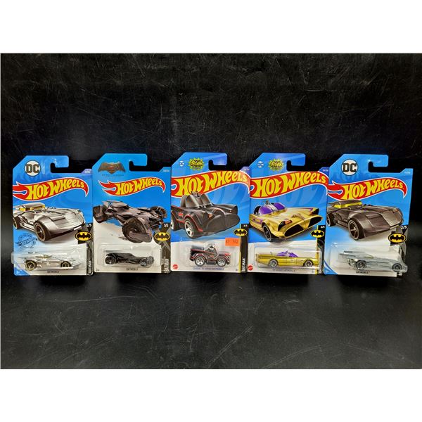 5 Sealed Batman Hot Wheels