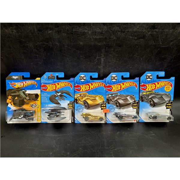 5 Sealed Batman Hot Wheels