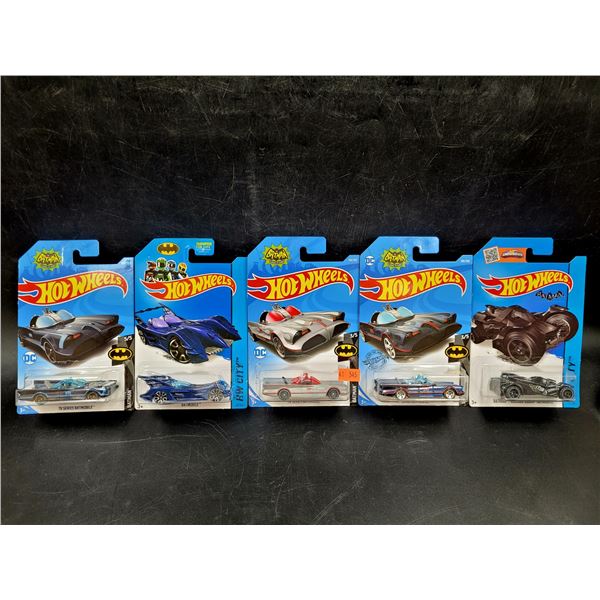5 Sealed Batman Hot Wheels