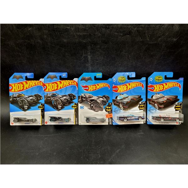 5 Sealed Batman Hot Wheels