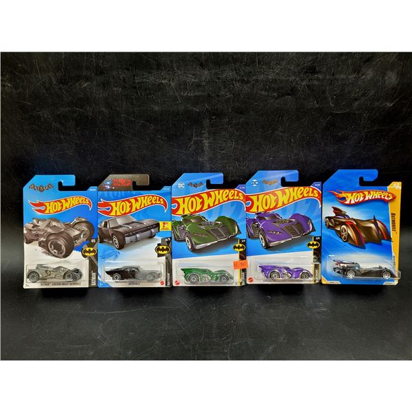 5 Sealed Batman Hot Wheels
