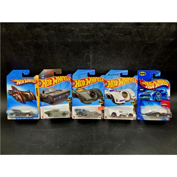 5 Sealed Batman Hot Wheels