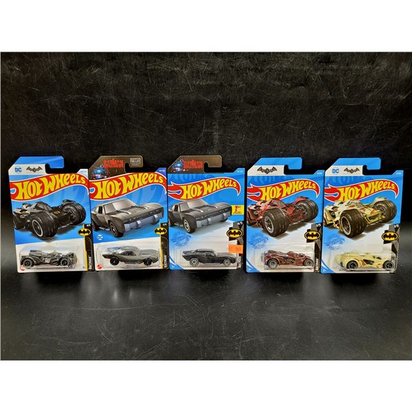 5 Sealed Batman Hot Wheels
