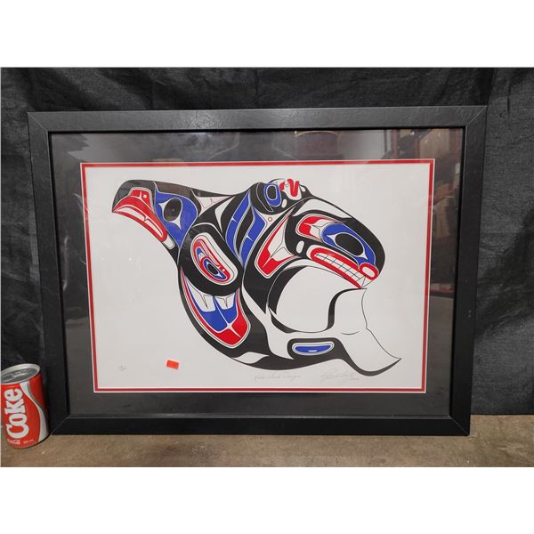 Signed and Numbered Native Print by Richard Shorty