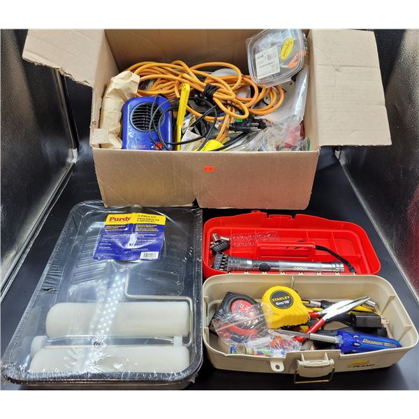 Tools/Painting and Extension Cord Lot