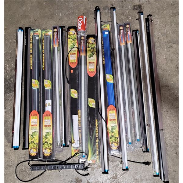 Large Lot of Growing Lights (Some New)