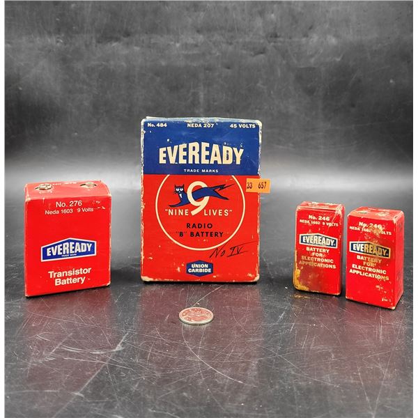 NOS Eveready Batteries