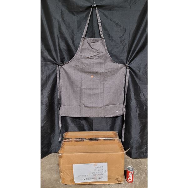 Case of 100 Charcoal LG Aprons