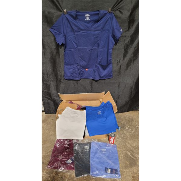 Case of 58 Authentic Cherokee Workwear T-Shirts Assorted Sizes