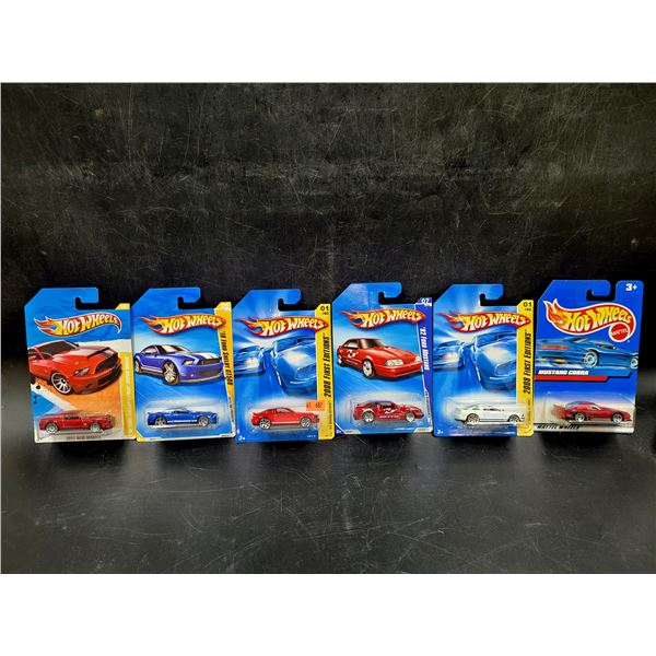 6 Sealed Mustang Hot Wheels