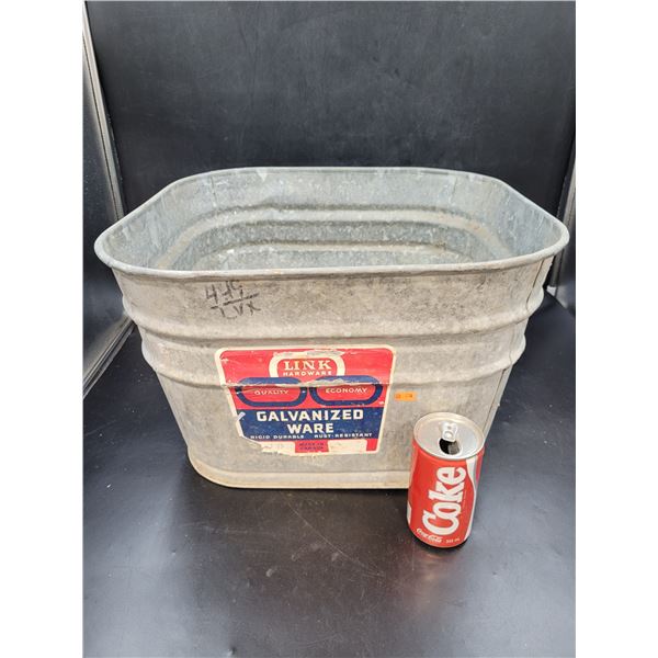 Galvanized Wash Tub