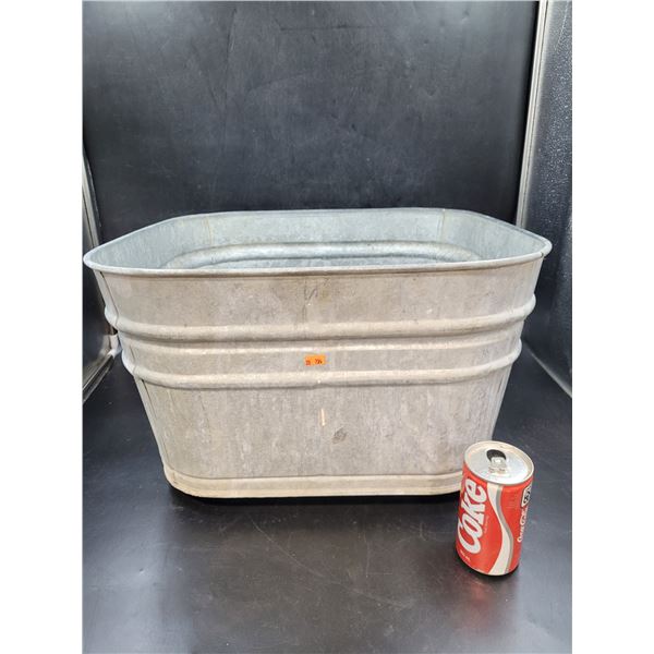 Galvanized Wash Tub