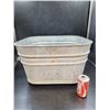 Image 1 : Galvanized Wash Tub