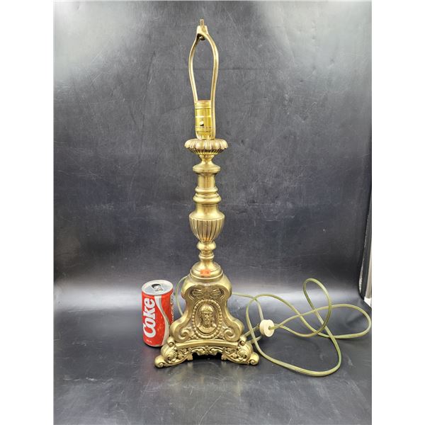 Vintage Ornate Brass Lamp