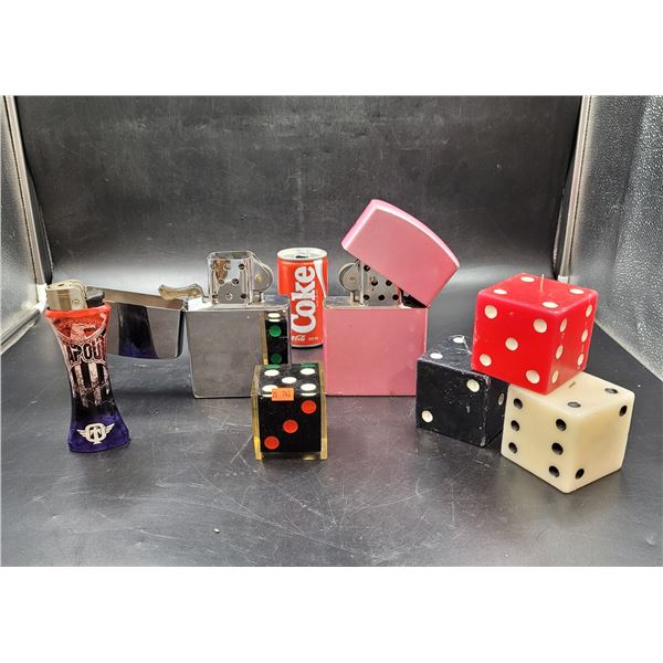 Dice Candles & Large Lighters