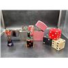 Image 1 : Dice Candles & Large Lighters