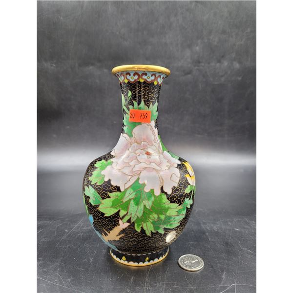 Chinese Cloisonné Enamel Vase