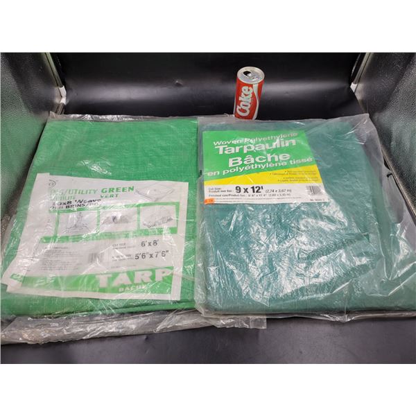 2 Woven Tarps