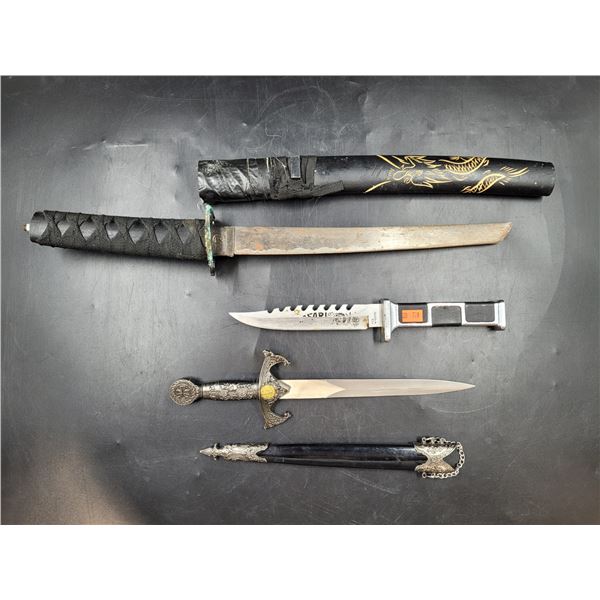 Dagger, Knife, & Sword Lot