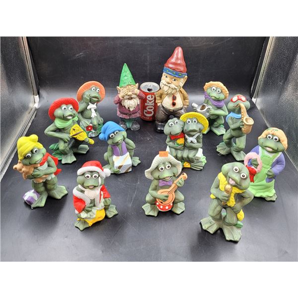 Frog & Gnome Garden Decor