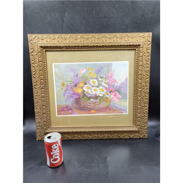 Original Water Color Painting in an Antique Frame