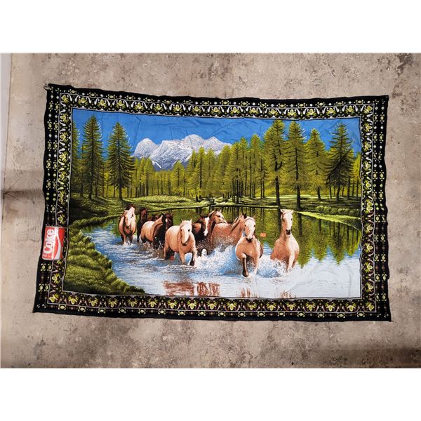 Vintage Horse Wall Tapestry