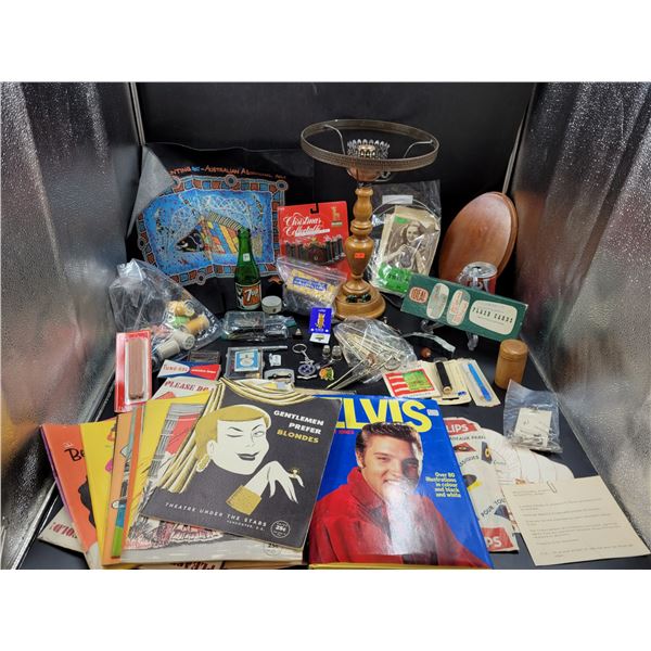 Misc. Vintage Lot w/Elvis Book