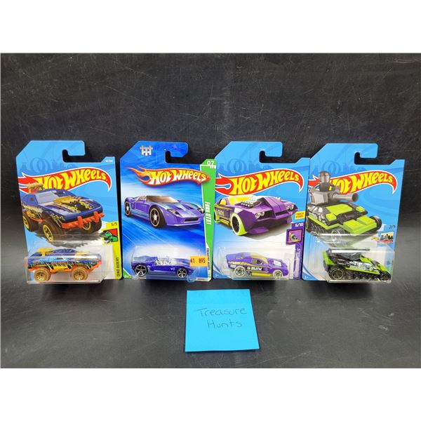 4 Sealed Treasure Hunt Hot Wheels