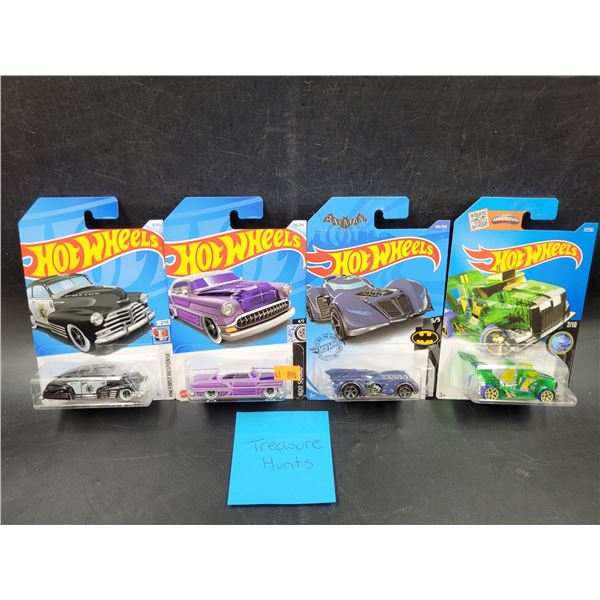 4 Sealed Treasure Hunt Hot Wheels