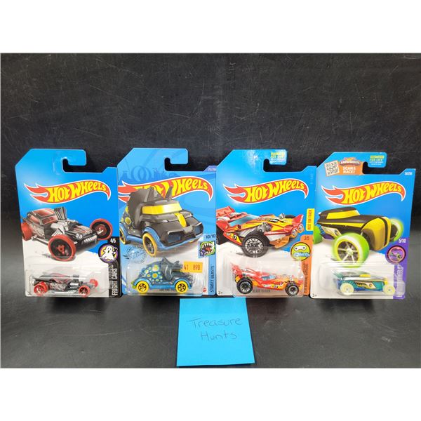 4 Sealed Treasure Hunt Hot Wheels