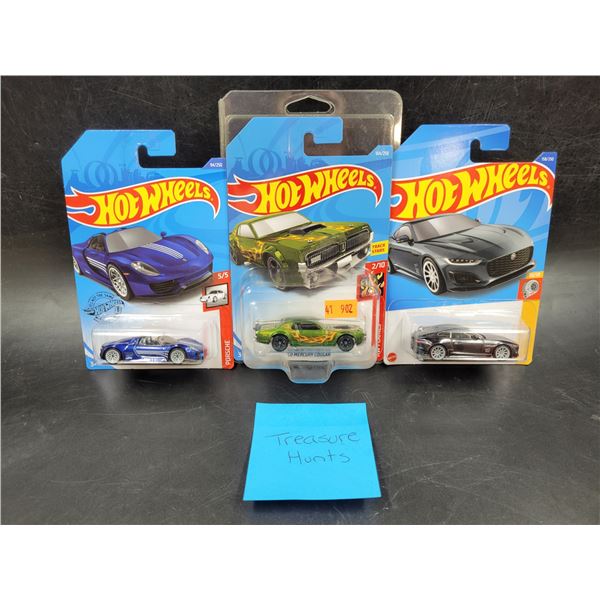 3 Sealed Super Treasure Hunt Hot Wheels