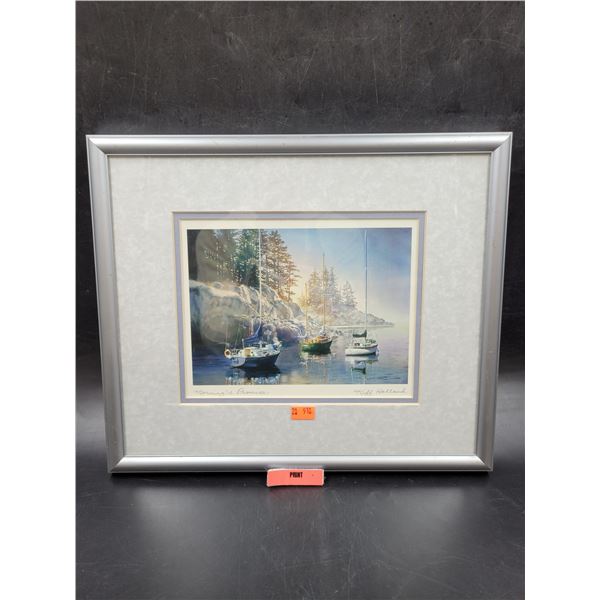 Singed and Numbered Boat Print by Kiff Holland