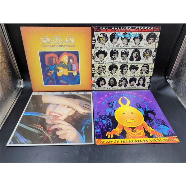 Croby Stills and Nash/Herbie Hancock/Cars and Rolling Stones Vinyl Records