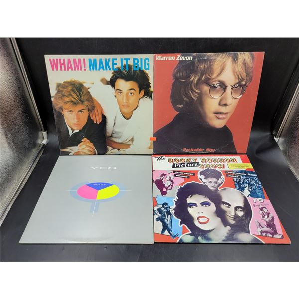 Wham/Warren Zevon/Rocky Horror/Yes Vinyl Records