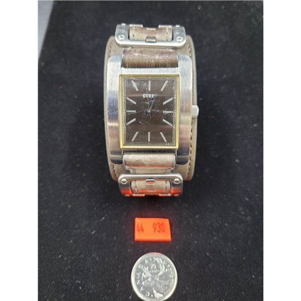 Genuine Leather Guess Watch