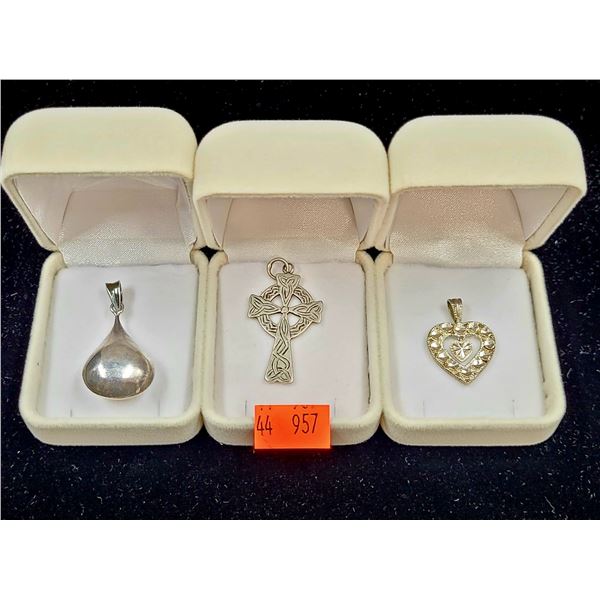 Sterling Silver Pendant Lot