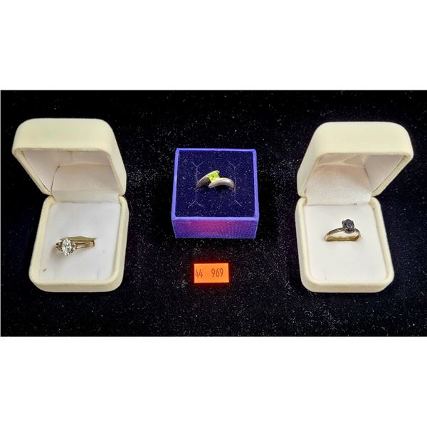 Sterling Silver Ring Lot