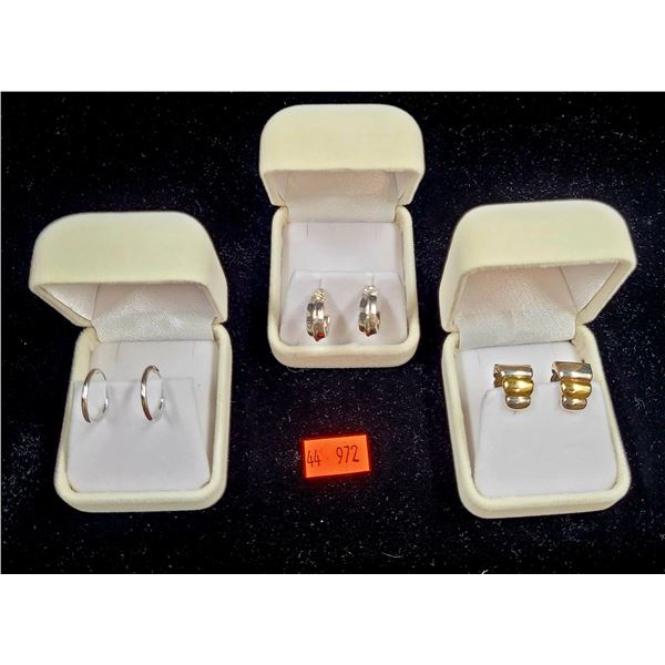 Sterling Silver Earring Lot
