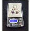 Image 2 : Sterling Silver Rings w/ Purple Stones