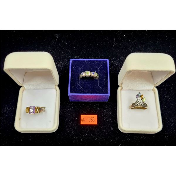 Sterling Silver Ring Lot