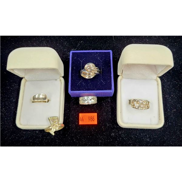 Sterling Silver Ring Lot