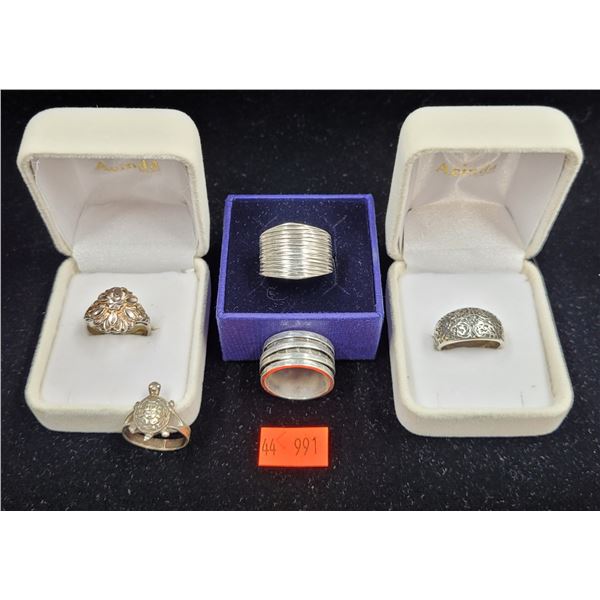 Sterling Silver Ring Lot