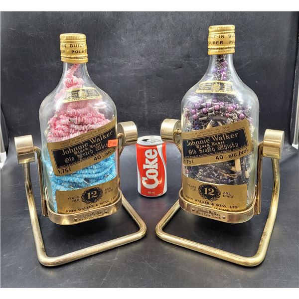 Johnnie Walker Decorative Liquor Bottles