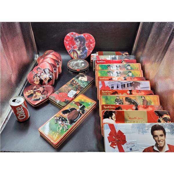 Vintage Elvis Presley Tins