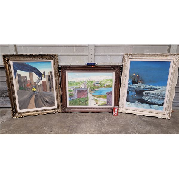 Framed Original Oil Paintings