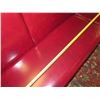 Image 8 : Long Red Upholstered Banquette Booth Bench 17'L x 18"W x 44"H