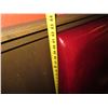 Image 8 : Long Red Upholstered Banquette Booth Bench 14'2"L x 18"W x 44"H