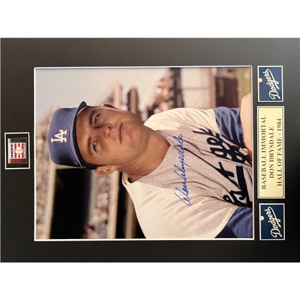 Don Drysdale signed photo